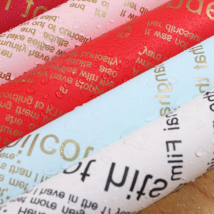 gift wrapping paper pink