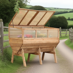 Jardinera Elevada <span class=keywords><strong>de</strong></span> Madera Ecológica, Duradera y Ligera para Hogar y Jardín, Invernadero, <span class=keywords><strong>Macetas</strong></span>, Plantas, Vegetales/Hierbas - Product Image 1