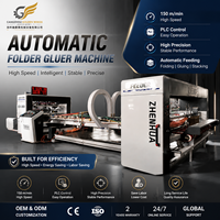 Máquina Automática para Plegar y Encolar Cajas de Cartón para Cajas de Alimentos y Regalos