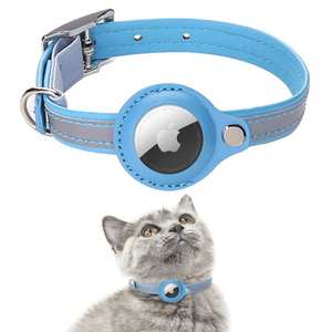 <span class=keywords><strong>Collar</strong></span> Localizador de Mascotas Ajustable y Reflectante, <span class=keywords><strong>Collar</strong></span> de Seguridad para Mascotas Personalizado con Hebilla de Metal y Cinta Elástica para Animales Pequeños - Product Image 1