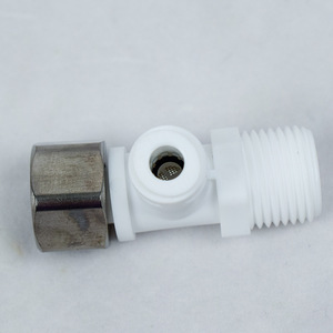Válvula desviadora de tres vías para inodoro y lavadora 17014, válvula angular ajustable para tubería de agua, montada en la pared - Product Image 1