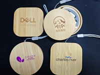 Kit de câbles USB-C 6-en-1 60W avec logo personnalisé, charge rapide, mini chargeur de téléphone, câble de données en bambou PVC, boîte de rangement, câble USB 60W