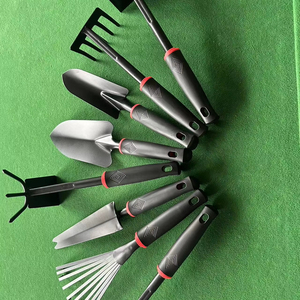 <span class=keywords><strong>Yibeier</strong></span> - Pala de Jardinería de Hierro, Rastrillo y Azada (Negro) - Product Image 1