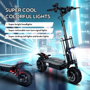 EU UK Warehouse Delivery 5-7 Days Dual-motor 60V 40Ah Aluminum Waterproof Foldable off Road Scooter - Product Image 4