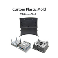 Coque de casque VR professionnelle personnalisée, moulage par injection, nylon ABS, boîtier en plastique irrégulier, pièces de lunettes 3D, réalité virtuelle