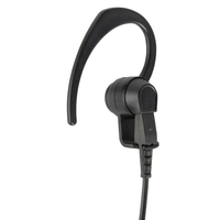 PMLN6125 1 Kabel Earpiece Hitam Hanya untuk Penerima dengan Gantungan Telinga untuk Headset Radio Dua Arah Seri MTP6550 MTP6650 MTP850 XPR7000