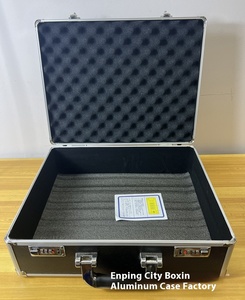 Oficial No. 22 Negro Documento Contraseña <span class=keywords><strong>Caja</strong></span> Satchel Modelo de avión Fotografía y transporte Seguro Personalizado ODM Soporte - Product Image 6