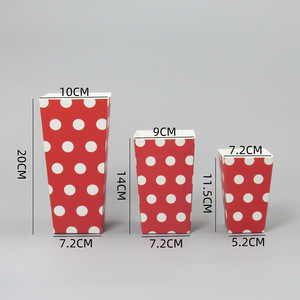 Confezione confezione di carta di pollo con <span class=keywords><strong>popcorn</strong></span> colorata grande min stampata su misura - Product Image 2