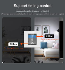 Lanbon WiFi Mesh Smart Scene Switch Una vez el botón Control de voz Alexa Google Home Siri Timer y <span class=keywords><strong>App</strong></span> Control 100-250V - Product Image 4