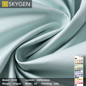 Vải quần nam chất liệu cotton thuần dệt Quảng Châu, 300gsm, vải tuýt màu kaki, có spandex, co giãn, dày dặn - Product Image 4