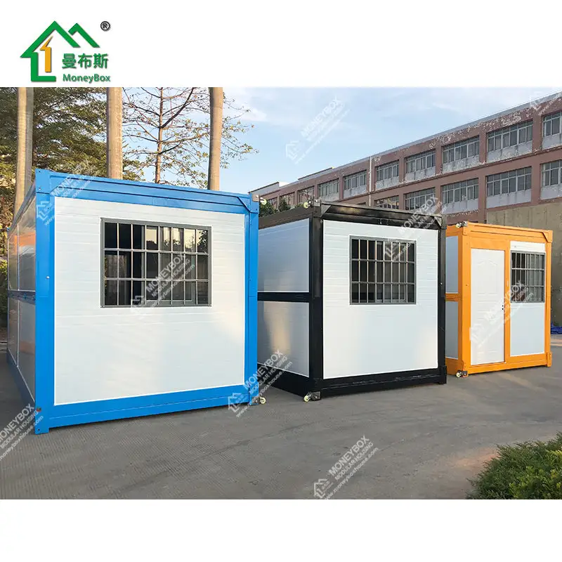 Mobile Foldable Prefab Container Preinstalled Electrics 2 Story Steel Building Metal Home