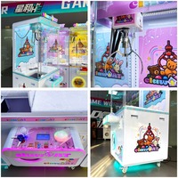 Vente en gros usine : Cabinet de jeu d'arcade Crane Machine personnalisé en métal avec verre trempé, prise universelle, prise en charge japonais et anglais, garantie 1 an