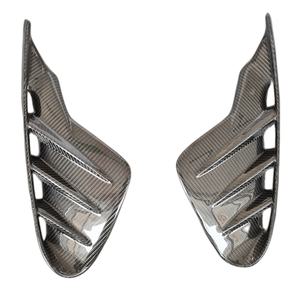 Style technologique, garniture de pare-chocs avant en fibre de carbone, garniture de phare pour <span class=keywords><strong>Porsche</strong></span> <span class=keywords><strong>Taycan</strong></span>, état neuf, <span class=keywords><strong>prix</strong></span> bas - Product Image 1