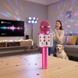 Microfono Ricaricabile Myrva Rosa Modello MYR-1118245618 Componente Audio - Product Image 3