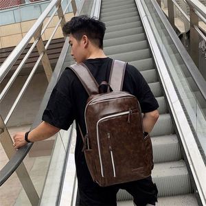 Muestra gratuita 2023 mochila escolar negra de poliéster suave para hombre, diseño personalizado, con puerto de carga - Product Image 3