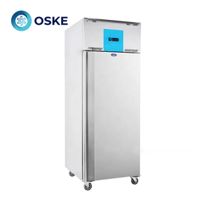 Congélateur vertical commercial en acier inoxydable, équipement de réfrigération à refroidissement direct et par air - Product Image 5