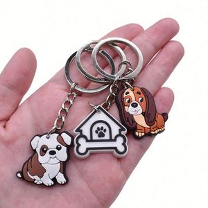 Promotion Personalized Key Chains 3d Logo Custom Made Shaped Design <b>Anime</b> Dog PVC Soft Rubber <b>Keychain</b> - Product Image 2