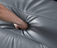 Modernes, schlichtes Leder-Doppelbett mit intelligenter Multifunktionsmassage, Projektor und Stauraum – Hotel-Sex-Queen-Bett