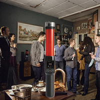 Bracaudit Éthylotest à pile à combustible sans tube souffleur, batterie rechargeable, noir Cheetah-1