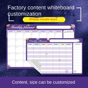 Tableau magnétique d'apprentissage pour la formation des habitudes hebdomadaires avec tableau blanc en gel de silicone et planificateur - Product Image 3