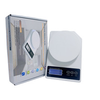 Balance de cuisine électronique X1 pour le commerce extérieur, rétroéclairage blanc, conversion d'unités, mesure précise en grammes, capacité 10 kg pour la pâtisserie