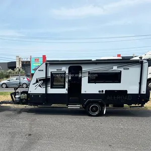 Keluarga Trailer off road mainan hauler trailer digunakan caravan kompak ukuran kontrol berat ponsel karavan atas keras karavan