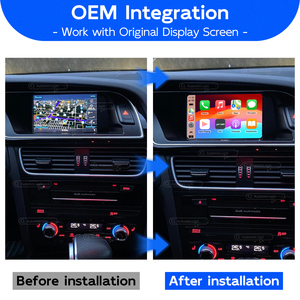 A1 A3 A6 A5 A4 Q5L A8 Q2L Q7ไร้สาย Apple CarPlay Android โมดูลถอดรหัสอัตโนมัติชุดอินเตอร์เฟซสำหรับ Audi MMI 3G <span class=keywords><strong>MIB</strong></span> RMC - Product Image 2