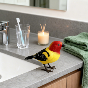 Jouet d'oiseau chantant intelligent avec capteur <span class=keywords><strong>de</strong></span> lumière, induction sonore et musique, sons d'<span class=keywords><strong>oiseaux</strong></span> naturels authentiques pour les enfants, décoration <span class=keywords><strong>de</strong></span> <span class=keywords><strong>la</strong></span> maison - Product Image 2