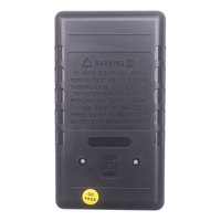 Multimètre numérique de poche DT700C, grand écran LCD, mesure de la température, 1000V/10A, précision de 0,5%, testeur électrique portable