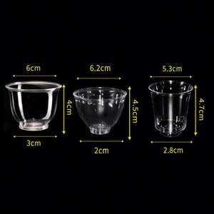 YS878 Gobelets jetables en plastique transparent pour compagnies aériennes, les plus vendus, fournis directement par l'usine, bon prix, gobelets à bière en plastique jetables pour compagnies aériennes - Product Image 6