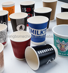 Chaîne de production ZKT-09H papier jetable adaptée aux besoins du client de machine de fabrication de tasse double machine ultrasonique de tasse de papier peint - Product Image 2