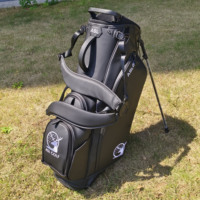 ASL GOLF Vente en gros Cuir PU blanc noir orange vert Logo personnalisé Organisateur de sac de golf Support Sacs de golf étanches