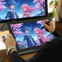 Tablette graphique numérique DigiDraw avec écran tactile et stylet, fiable pour les designers et artistes professionnels