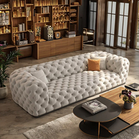 Meubles d'hôtel de salon de tissu de base d'acier inoxydable de conception minimaliste moderne