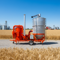 Séchoir à grains mobile agricole chauffé électriquement