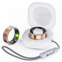 Pantalla Táctil Digital, Monitor de Estrés con Sensor de Oxígeno en Sangre para Hombres y Mujeres, Aplicación, Anillo Inteligente Magnético Inalámbrico para Monitoreo de Salud y Ejercicio