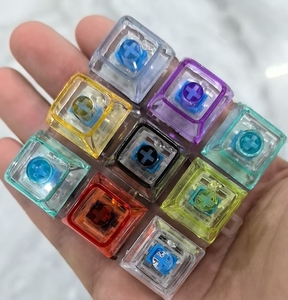 Creative Style <b>Light</b> <b>up</b> <b>Keyboard</b> Fidget Clicker Toy Plastic Stress-relief Nine-grid Pendant Luminous Fingertip Button Toy - Product Image 6