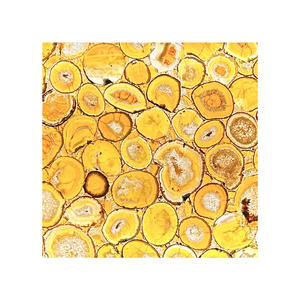 Panel de suelo de ágata de <span class=keywords><strong>piedra</strong></span> semipreciosa amarilla translúcida de tamaño personalizado con luz - Product Image 1