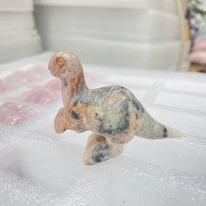 HZ Wholesale Agate naturelle Que Sera, pierre brute de cristal de matériau varié, Agate Crazy, sculpture de dinosaure en pierre brute - Product Image 1