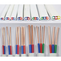 YILAN Shandong BVVB Kupfer-Elektrokabel 3-adrig PVC-Isolierung Massiv Flach 1mm/1,5mm/2,5mm ISO9001/CCC Hausverkabelung 600V