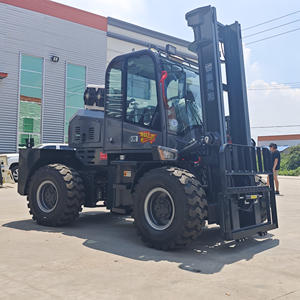 מלגזות חדשות חשמליות 5 טון צמיגי מלגזה 3 טון 3.5 טון 4 טון מלגזות שטח דיזל למכירה - Product Image 1