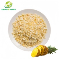Zhongyiherbs - Cubes d'ananas lyophilisés 5x5mm - Morceaux de fruits séchés pour thé, garniture ou pâtisserie