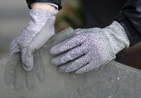 Sarung Tangan Anti Potong Bersertifikasi Sanitasi Level 2 PU Produsen Sarung Tangan EN388 Bersertifikasi CE Sarung Tangan Industri Keselamatan