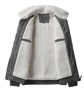 <span class=keywords><strong>M</strong></span>-5XL Modische Herbst/Winter Neue Lässige Herrenjacke mit Individuellem Logo im Retro-Stil, Verdickt, Warm, für Outdoor und Motorrad, in Übergrößen - Product Image 3