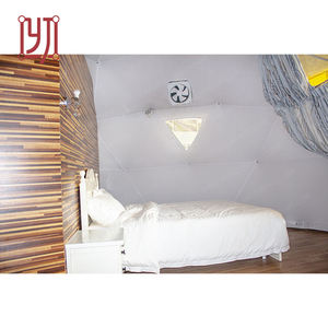 เต็นท์โดมโรงแรมแบบ 2 ที่นั่ง ยี่ห้อ Yijin Design ผ้าคลุม PVC สำหรับแกลมปิ้ง เต็นท์โดมทรงจีโอเดสิก - Product Image 6