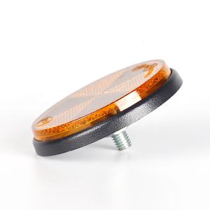 Nouveau 60mm rond rétro réfléchissant couleur ambre pour camions remorques - Product Image 2