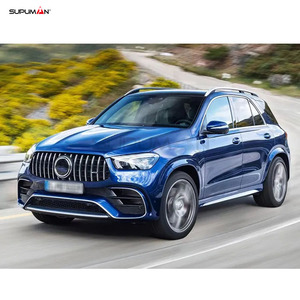 Kit carrosserie complet SPM pour Mercedes Benz W167, style GLE63 <span class=keywords><strong>AMG</strong></span>, lifting 2020 2021 <span class=keywords><strong>2022</strong></span>, comprenant pare-chocs, diffuseur, jupes latérales et spoiler. - Product Image 4