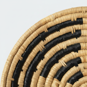 Juego de decoración de arte de la pared del hogar tradicional de lujo de 5 cesta de pared tejida en espiral en algas marinas artesanía colgante de pared estilos colgantes - Product Image 1