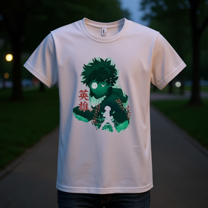 T-Shirt con Design Anime Heroico, Unisex, Collo Tondo, Manica Corta, Stampa Digitale, Abbigliamento Promozionale, Taglia Adulto - Product Image 4