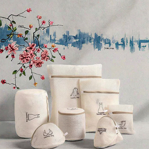 Juego de 7 <span class=keywords><strong>Bolsas</strong></span> de Lavandería de Malla Duraderas con Cierre <span class=keywords><strong>para</strong></span> <span class=keywords><strong>Lavar</strong></span> Blusas, Sujetadores, <span class=keywords><strong>Medias</strong></span>, Ropa Interior y Lencería <span class=keywords><strong>en</strong></span> la <span class=keywords><strong>Lavadora</strong></span> - Product Image 3